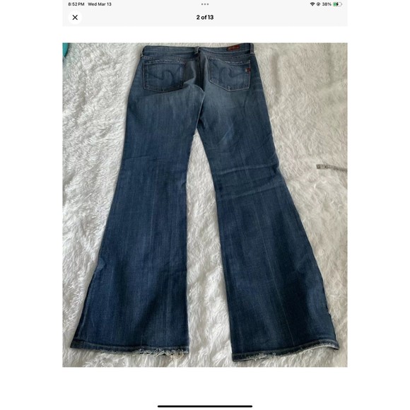 Citizens Of Humanity Ingrid #002 Low Waist Flare Jeans Women’s Sz 28 Medium Blue - Picture 2 of 12